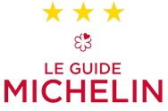Logo Michelin 3 étoiles, symbole de prestige pour Villa Serafina