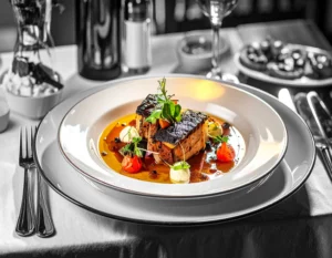 Plat création caille de Bresse