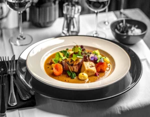 Plat création bouillon unami